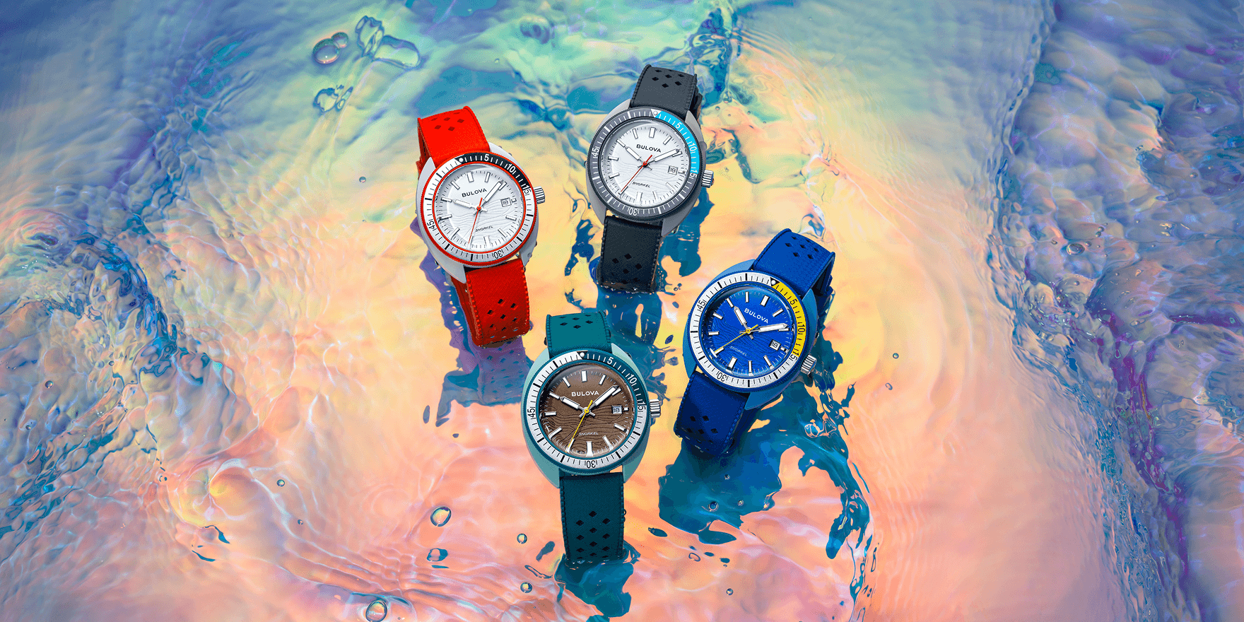 Sporty Watch Embracing the Sea